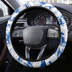 Canterbury-Bankstown Bulldogs Rugby Steering Wheel Cover Graffiti Typography Urban Camo Abstract Street Style