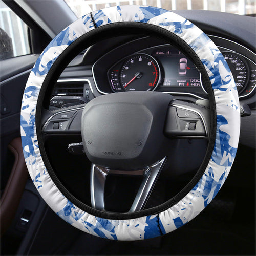 Canterbury-Bankstown Bulldogs Rugby Steering Wheel Cover Graffiti Typography Urban Camo Abstract Street Style