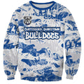 Canterbury-Bankstown Bulldogs Rugby Sweatshirt Graffiti Typography Urban Camo Abstract Street Style