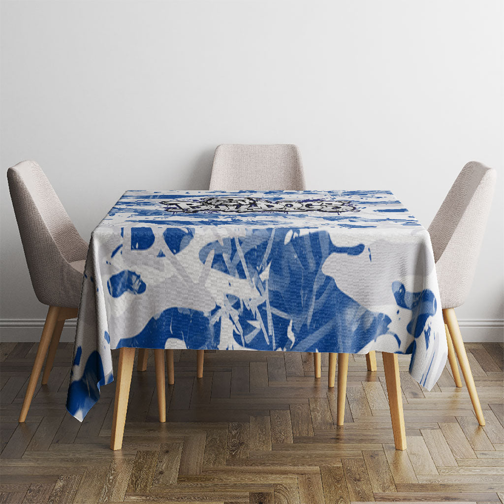 Canterbury-Bankstown Bulldogs Rugby Tablecloth Graffiti Typography Urban Camo Abstract Street Style
