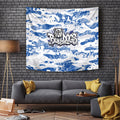 Canterbury-Bankstown Bulldogs Rugby Tapestry Graffiti Typography Urban Camo Abstract Street Style