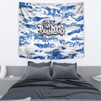 Canterbury-Bankstown Bulldogs Rugby Tapestry Graffiti Typography Urban Camo Abstract Street Style