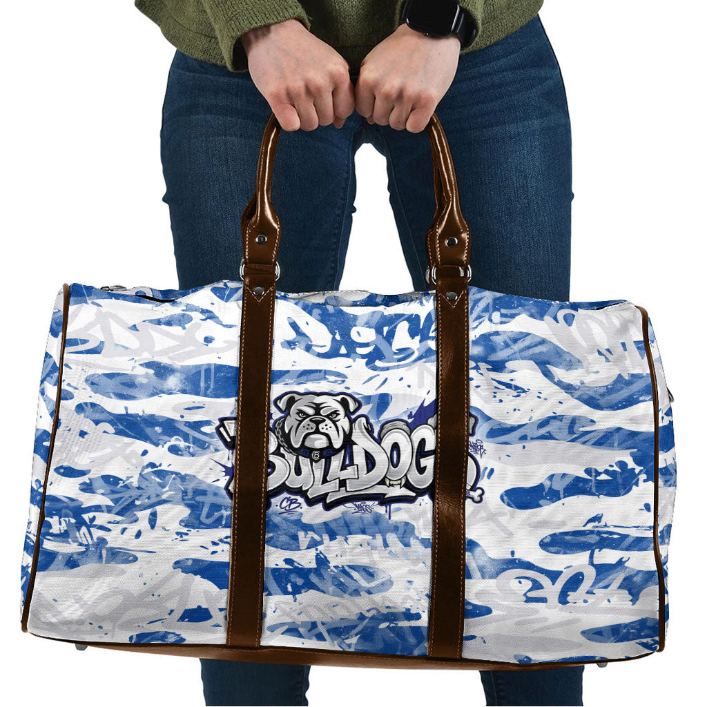 Canterbury-Bankstown Bulldogs Rugby Travel Bag Graffiti Typography Urban Camo Abstract Street Style