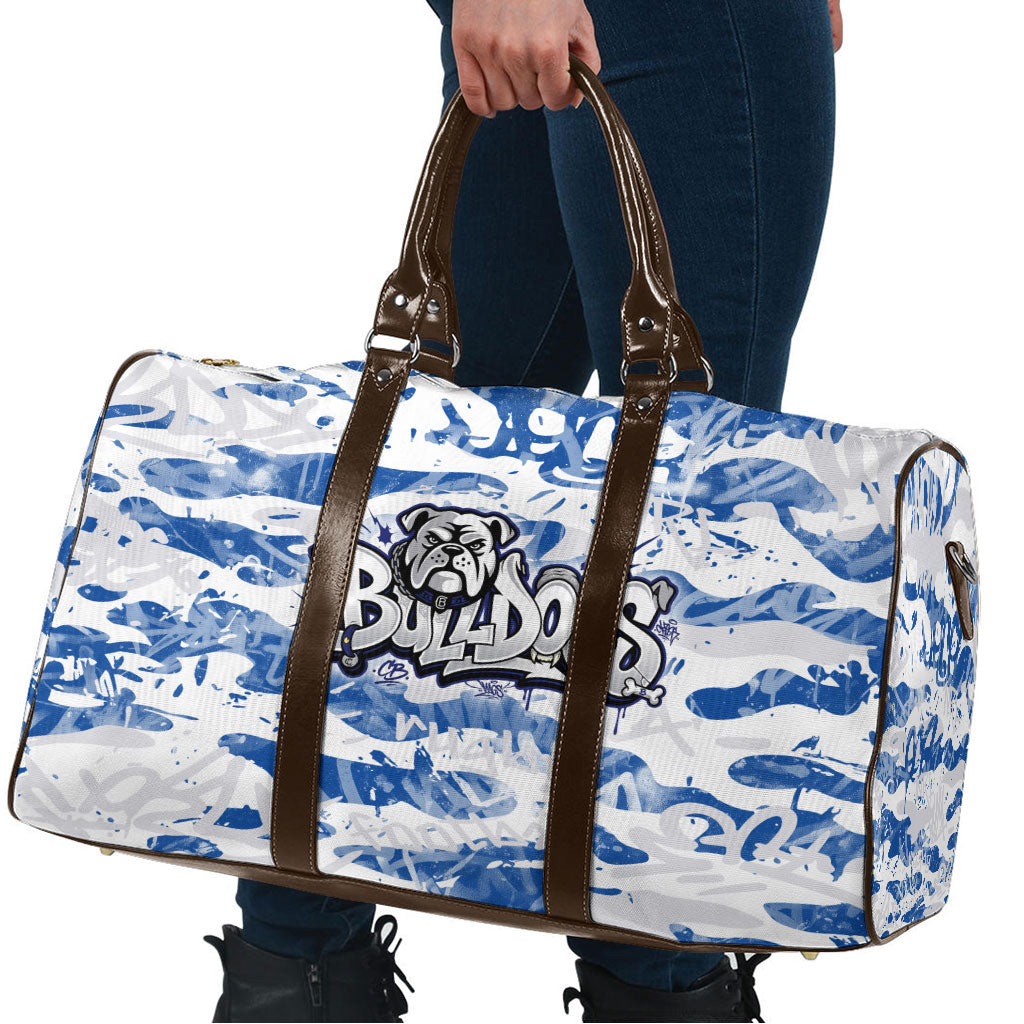 Canterbury-Bankstown Bulldogs Rugby Travel Bag Graffiti Typography Urban Camo Abstract Street Style