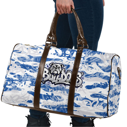 Canterbury-Bankstown Bulldogs Rugby Travel Bag Graffiti Typography Urban Camo Abstract Street Style