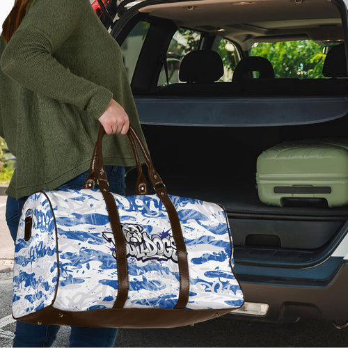Canterbury-Bankstown Bulldogs Rugby Travel Bag Graffiti Typography Urban Camo Abstract Street Style