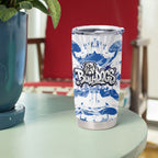 Canterbury-Bankstown Bulldogs Rugby Tumbler Cup Graffiti Typography Urban Camo Abstract Street Style