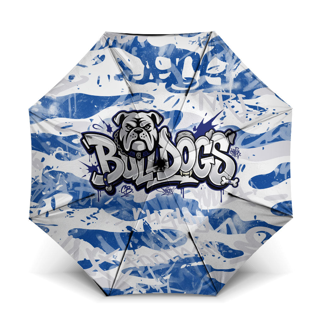 Canterbury-Bankstown Bulldogs Rugby Umbrella Graffiti Typography Urban Camo Abstract Street Style