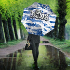 Canterbury-Bankstown Bulldogs Rugby Umbrella Graffiti Typography Urban Camo Abstract Street Style