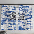 Canterbury-Bankstown Bulldogs Rugby Window Curtain Graffiti Typography Urban Camo Abstract Street Style