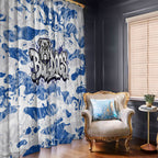 Canterbury-Bankstown Bulldogs Rugby Window Curtain Graffiti Typography Urban Camo Abstract Street Style