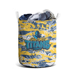 Gold Coast Titans Rugby Laundry Basket Graffiti Typography Urban Camo Abstract Street Style
