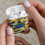 Gold Coast Titans Rugby AirPods Case Graffiti Typography Urban Camo Abstract Street Style