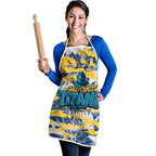 Gold Coast Titans Rugby Apron Graffiti Typography Urban Camo Abstract Street Style