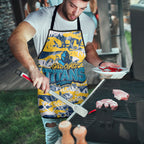 Gold Coast Titans Rugby Apron Graffiti Typography Urban Camo Abstract Street Style