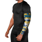 Gold Coast Titans Rugby Arm Sleeves Graffiti Typography Urban Camo Abstract Street Style