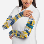 Gold Coast Titans Rugby Arm Sleeves Graffiti Typography Urban Camo Abstract Street Style