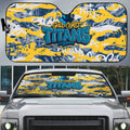 Gold Coast Titans Rugby Auto Sun Shade Graffiti Typography Urban Camo Abstract Street Style