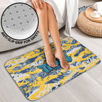 Gold Coast Titans Rugby Bathroom Set Graffiti Typography Urban Camo Abstract Street Style
