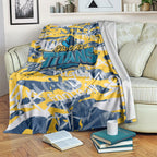 Gold Coast Titans Rugby Blanket Graffiti Typography Urban Camo Abstract Street Style
