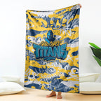 Gold Coast Titans Rugby Blanket Graffiti Typography Urban Camo Abstract Street Style