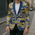 Gold Coast Titans Rugby Blazer Graffiti Typography Urban Camo Abstract Street Style