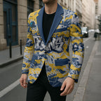 Gold Coast Titans Rugby Blazer Graffiti Typography Urban Camo Abstract Street Style