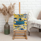 Gold Coast Titans Rugby Canvas Wall Art Graffiti Typography Urban Camo Abstract Street Style