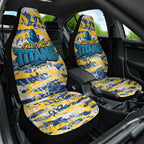 Gold Coast Titans Rugby Car Seat Cover Graffiti Typography Urban Camo Abstract Street Style