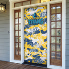 Gold Coast Titans Rugby Door Cover Graffiti Typography Urban Camo Abstract Street Style