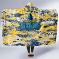 Gold Coast Titans Rugby Hooded Blanket Graffiti Typography Urban Camo Abstract Street Style
