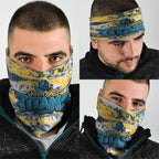 Gold Coast Titans Rugby Neck Gaiter Graffiti Typography Urban Camo Abstract Street Style
