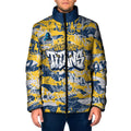Gold Coast Titans Rugby Padded Jacket Graffiti Typography Urban Camo Abstract Street Style