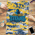 Gold Coast Titans Rugby Puzzle Graffiti Typography Urban Camo Abstract Street Style