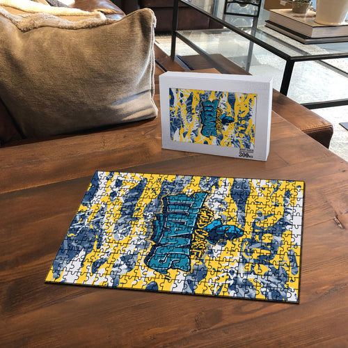 Gold Coast Titans Rugby Puzzle Graffiti Typography Urban Camo Abstract Street Style