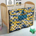 Gold Coast Titans Rugby Quilt Graffiti Typography Urban Camo Abstract Street Style