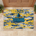 Gold Coast Titans Rugby Rubber Doormat Graffiti Typography Urban Camo Abstract Street Style