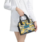 Gold Coast Titans Rugby Shoulder Handbag Graffiti Typography Urban Camo Abstract Street Style
