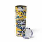 Gold Coast Titans Rugby Skinny Tumbler Graffiti Typography Urban Camo Abstract Street Style