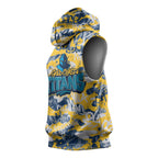 Gold Coast Titans Rugby Sleeveless Hoodie Graffiti Typography Urban Camo Abstract Street Style