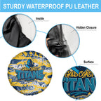 Gold Coast Titans Rugby Spare Tire Cover Graffiti Typography Urban Camo Abstract Street Style