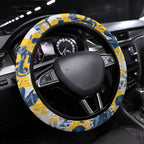 Gold Coast Titans Rugby Steering Wheel Cover Graffiti Typography Urban Camo Abstract Street Style