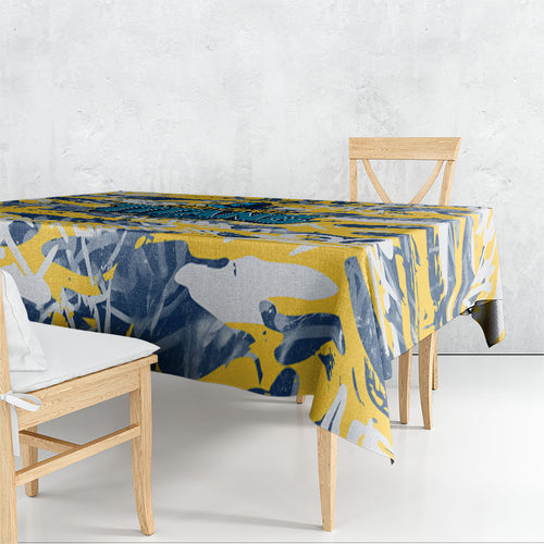 Gold Coast Titans Rugby Tablecloth Graffiti Typography Urban Camo Abstract Street Style