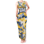 Gold Coast Titans Rugby Tank Maxi Dress Graffiti Typography Urban Camo Abstract Street Style