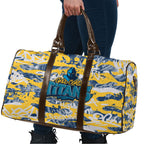 Gold Coast Titans Rugby Travel Bag Graffiti Typography Urban Camo Abstract Street Style