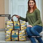 Gold Coast Titans Rugby Travel Bag Graffiti Typography Urban Camo Abstract Street Style