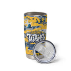 Gold Coast Titans Rugby Tumbler Cup Graffiti Typography Urban Camo Abstract Street Style