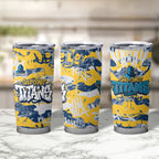 Gold Coast Titans Rugby Tumbler Cup Graffiti Typography Urban Camo Abstract Street Style
