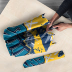 Gold Coast Titans Rugby Umbrella Graffiti Typography Urban Camo Abstract Street Style