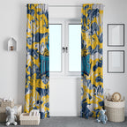 Gold Coast Titans Rugby Window Curtain Graffiti Typography Urban Camo Abstract Street Style
